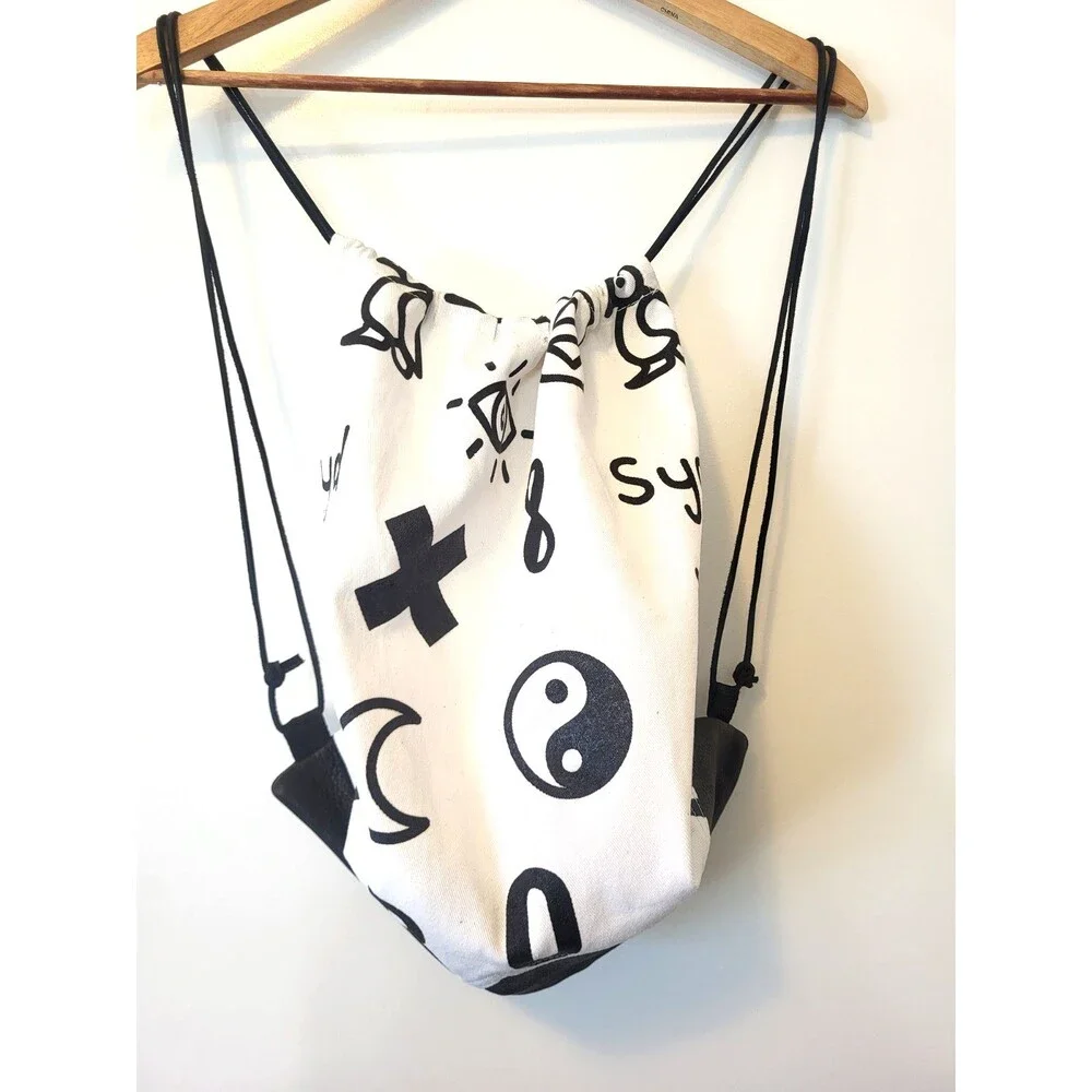 Graphic SYD Photo/Genics Merch Unisex Streetwear Drawstring Backpack Tote Bag